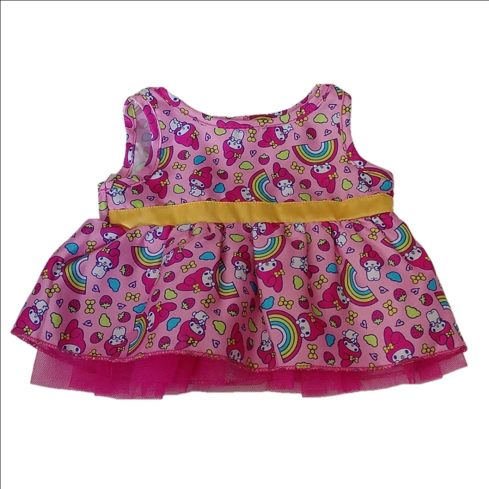 Build-a-Bear x Sanrio My Melody Rainbow Dress